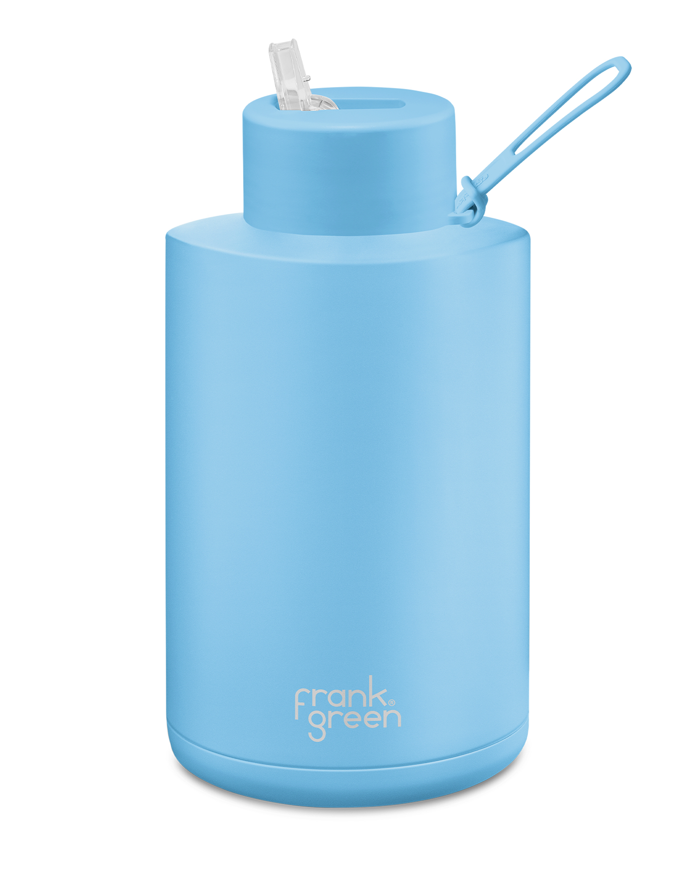 Sky Blue Ceramic Reusable Bottle - 68oz / 2,000ml | FRANK GREEN