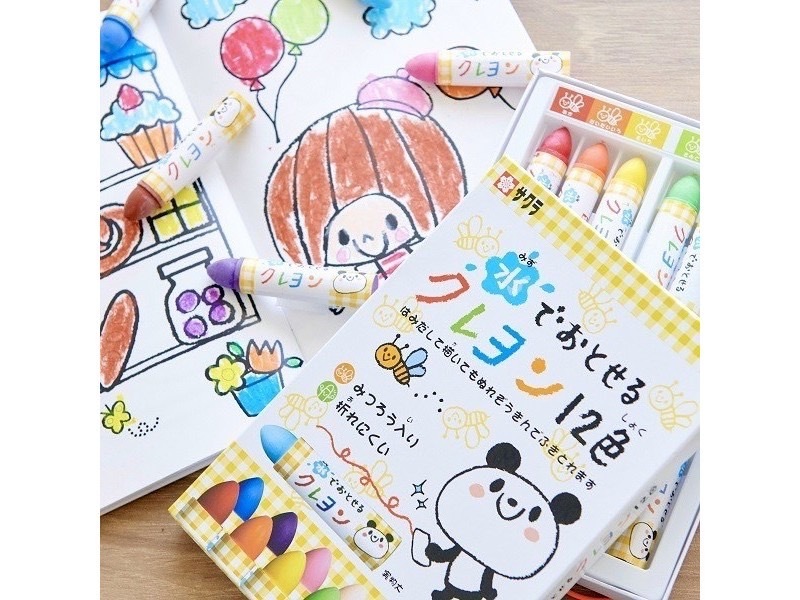 日本直送｜SAKURA 可水洗蠟筆12色/16色