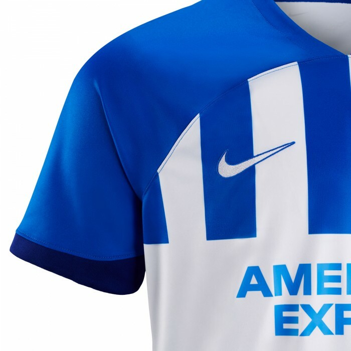 2023 Brighton & Hove Albion Home Shirt with #22 MITOMA + EPL Patch + NRFR Patch