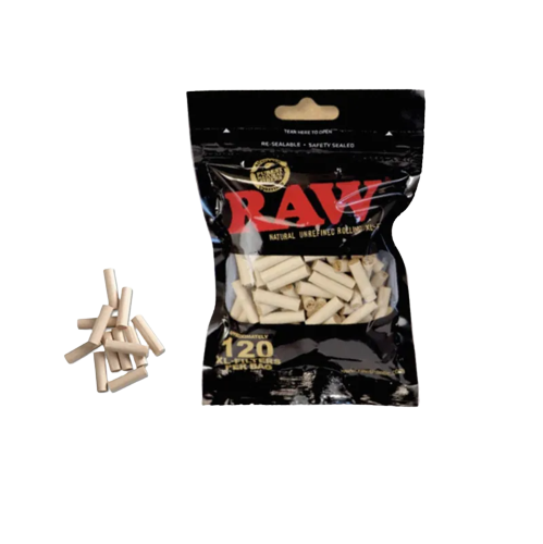 RAW - Black Label 6mm 天然纖維濾嘴 / Filter 120入