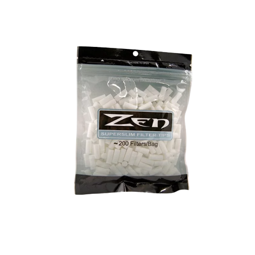 美國品牌 Zen Filter Tips 手捲菸棉濾嘴 / 200支入