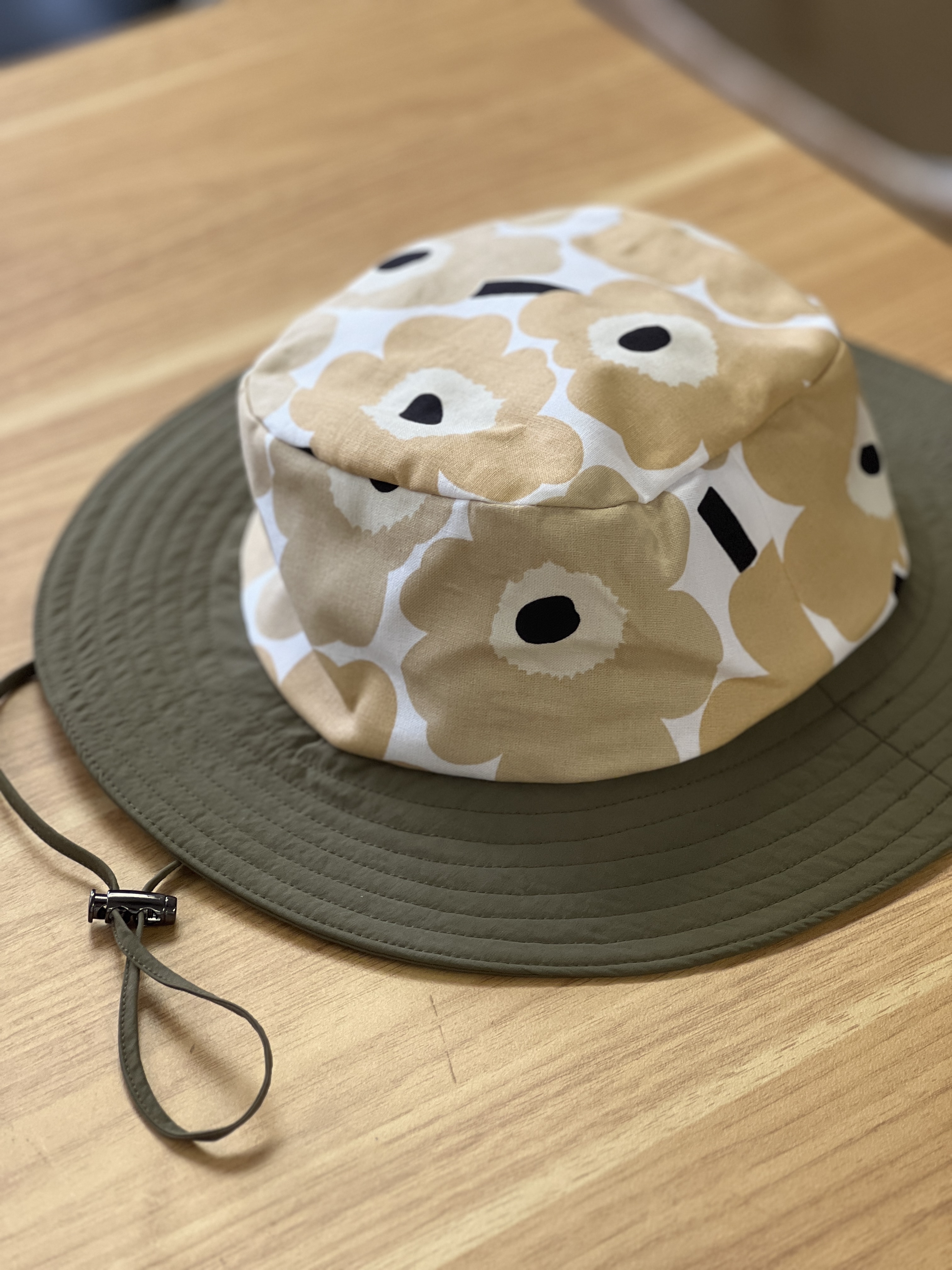 Outdoor bucket hat | khaki x army green