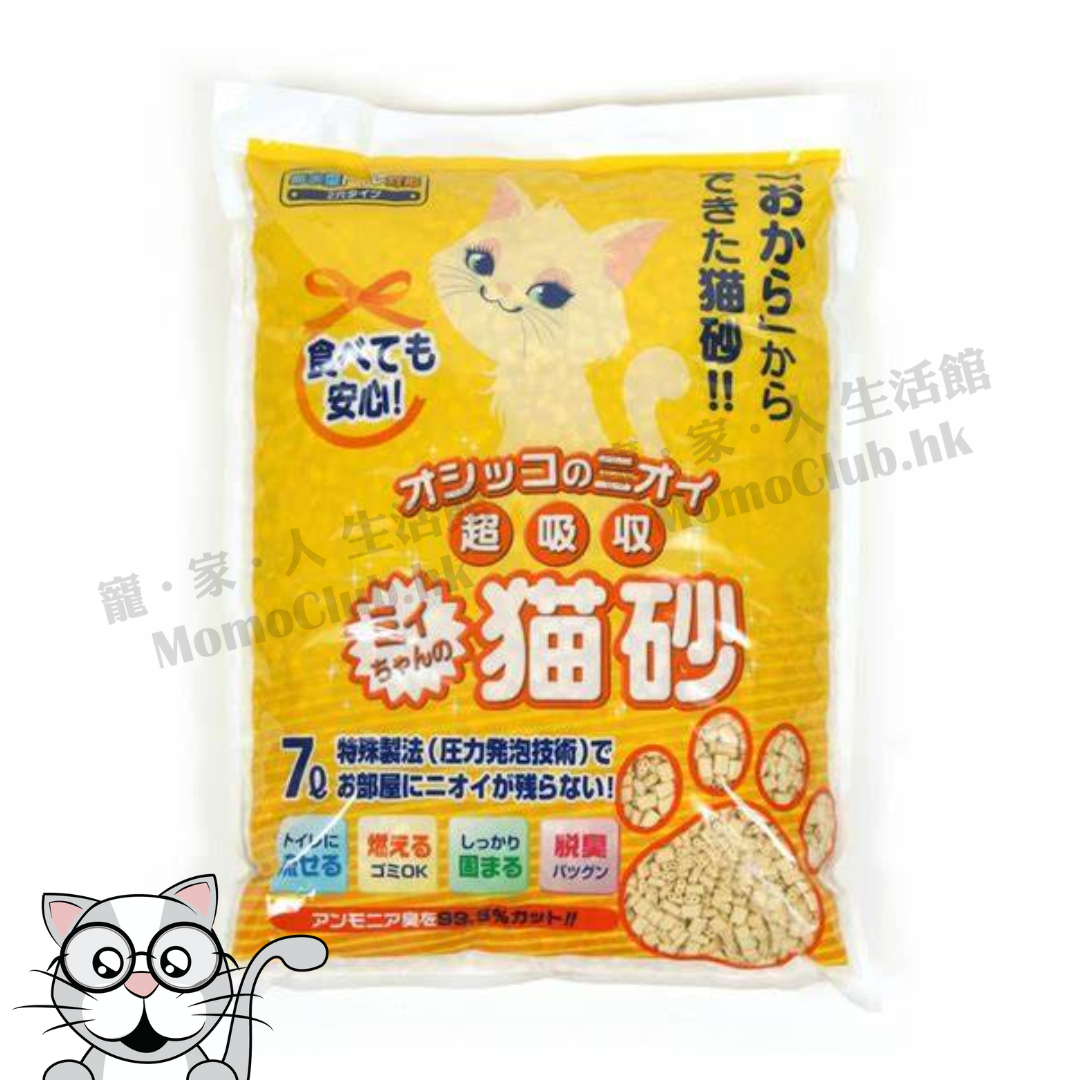 Mityan - 日本雙通心豆乳栗米砂 7L