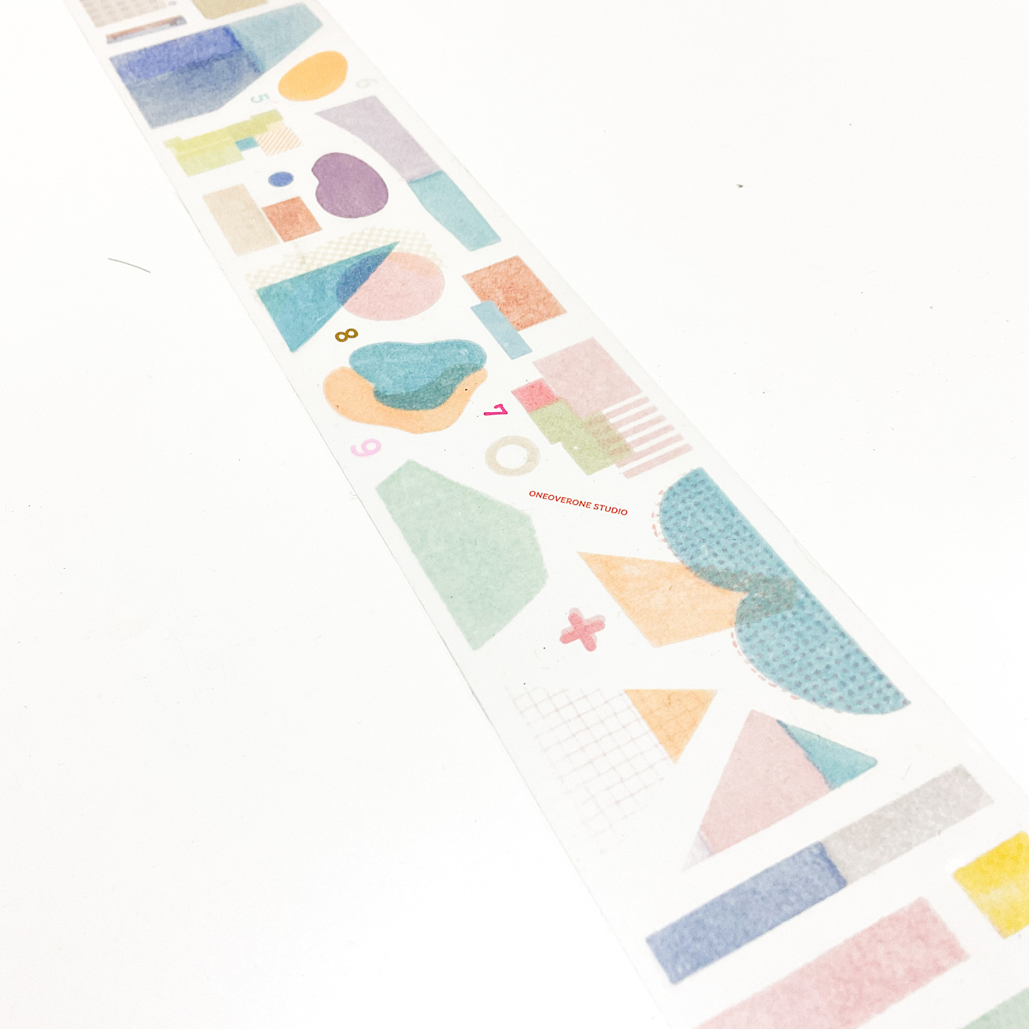 蓋章 PET膠帶 (亮面/帶離型紙) ｜一分之一工作室 臺灣