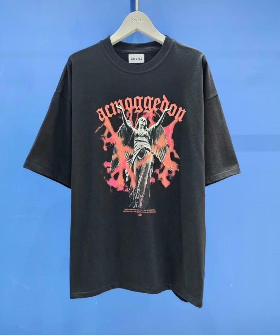 英文字圖案短袖Tee Covill-008T