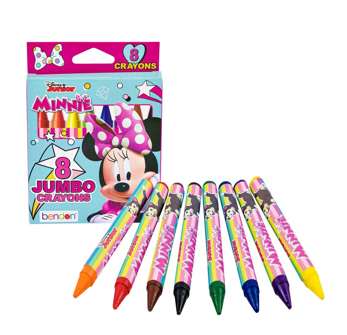 迪士尼米奇 - 蠟筆8色-米妮(BENDON)
