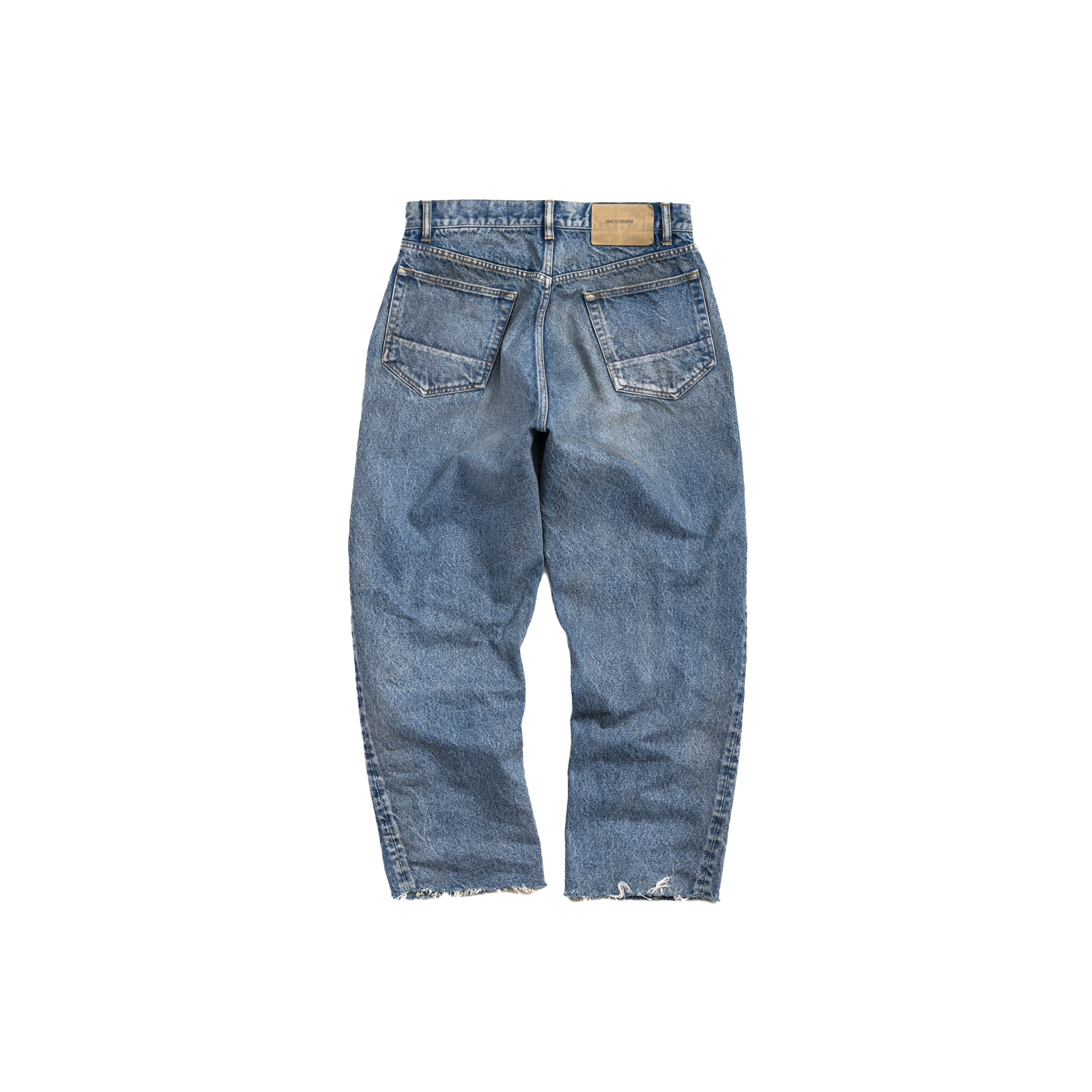 ANACHRONORM - Damaged 80'S Wide Tapered Jeans