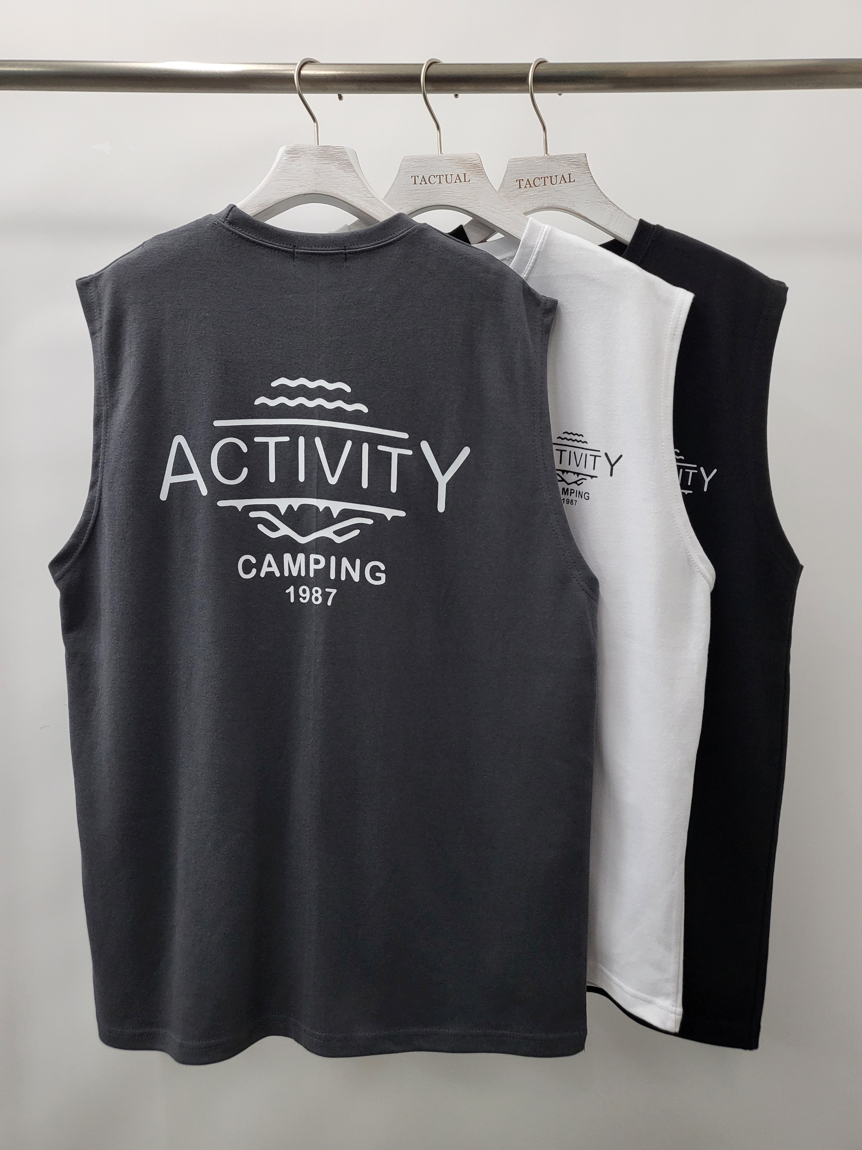 英文字背心 V978