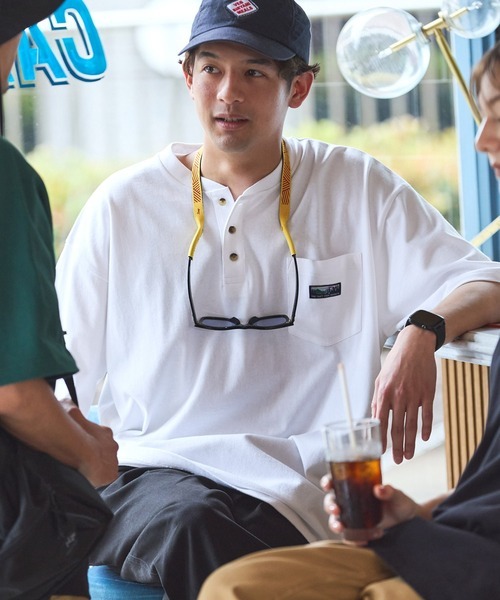 日本 The Craft Crew Products Henley Pocket T-Shirt [SC775]