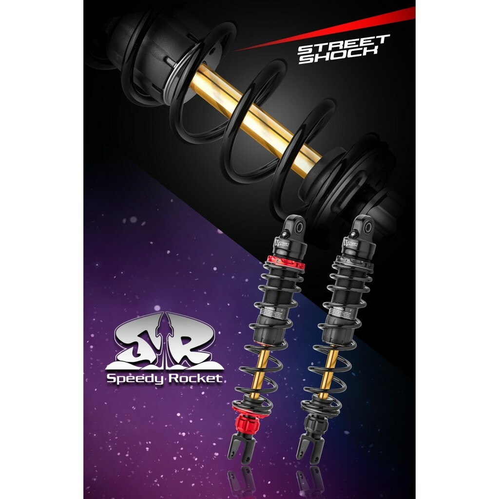 SS極速火箭 後避震器 無掛瓶 可調式