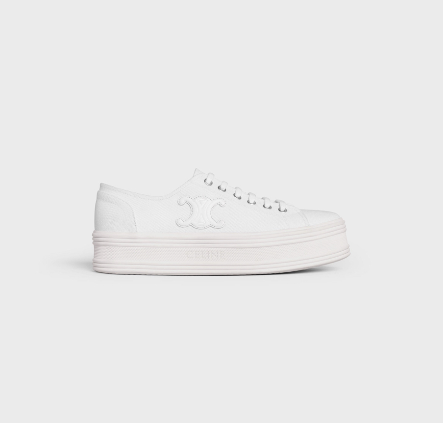 Celine Black Canvas Low Top Sneakers main image 1