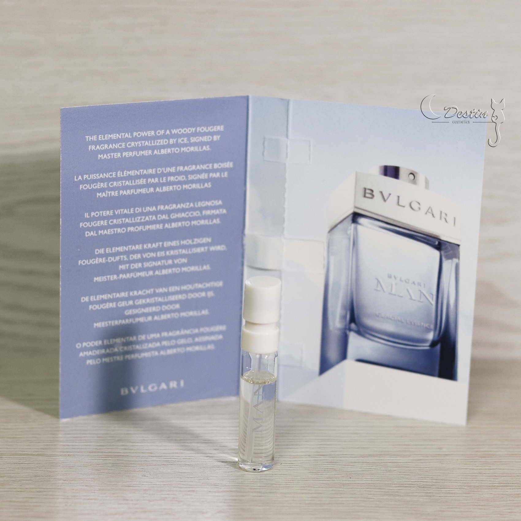 BVLGARI 寶格麗極地冰峰MAN Glacial Essence 男性淡香精1.5ml 試管香水可