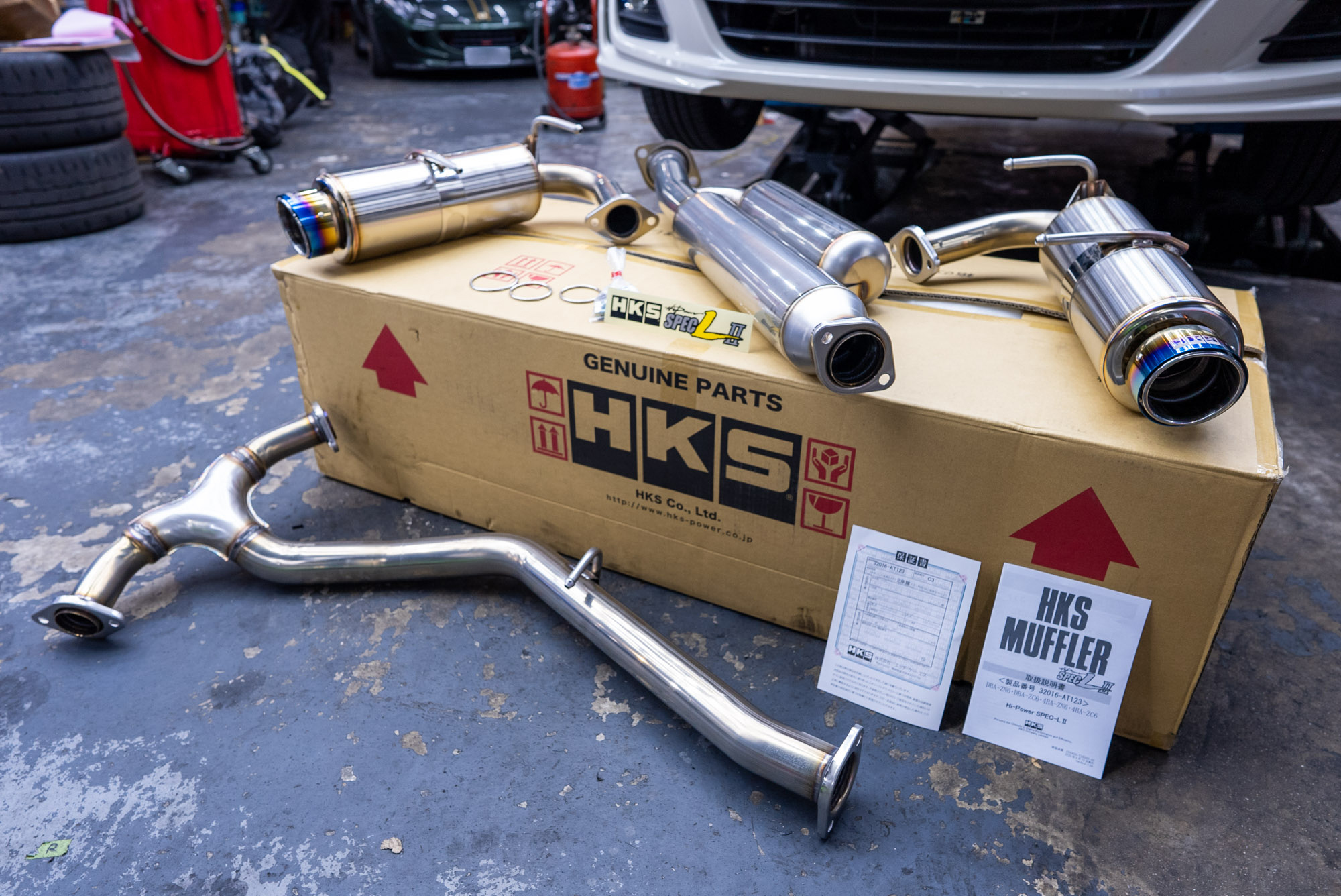 HKS Hi-Power SPEC-L II Exhaust Muffler| GT86 BRZ ZN6 ZC6 | Part No. 32016-AT123