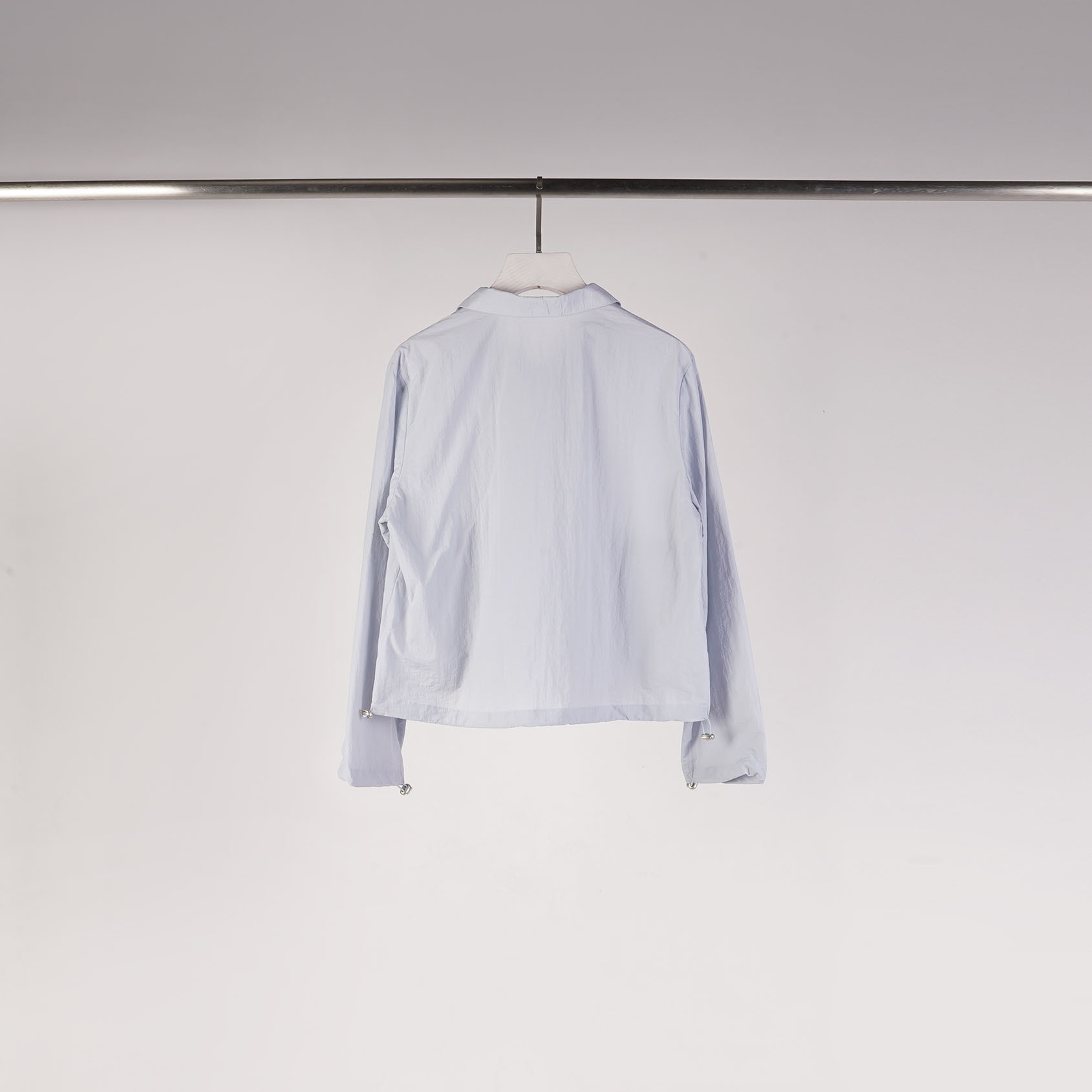 微透短版抽繩外套|3色