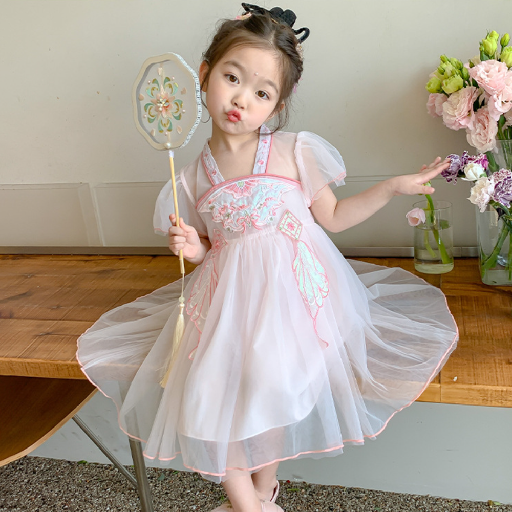 花邊網紗連身裙👗