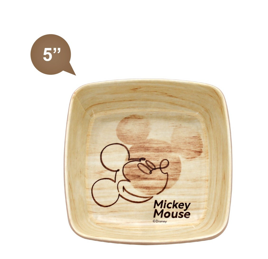 迪士尼米奇 - 竹纖維方形碗(5吋)