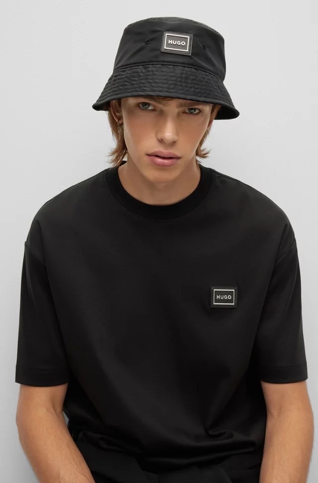 HUGO BOSS HUGO鐵牌漁夫帽