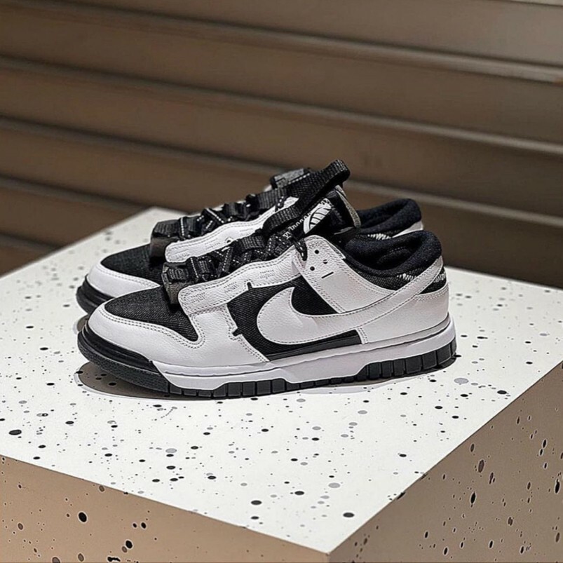 Nike Air Dunk Jumbo Remastered "Reverse Panda" 黑白 反轉熊貓 男鞋