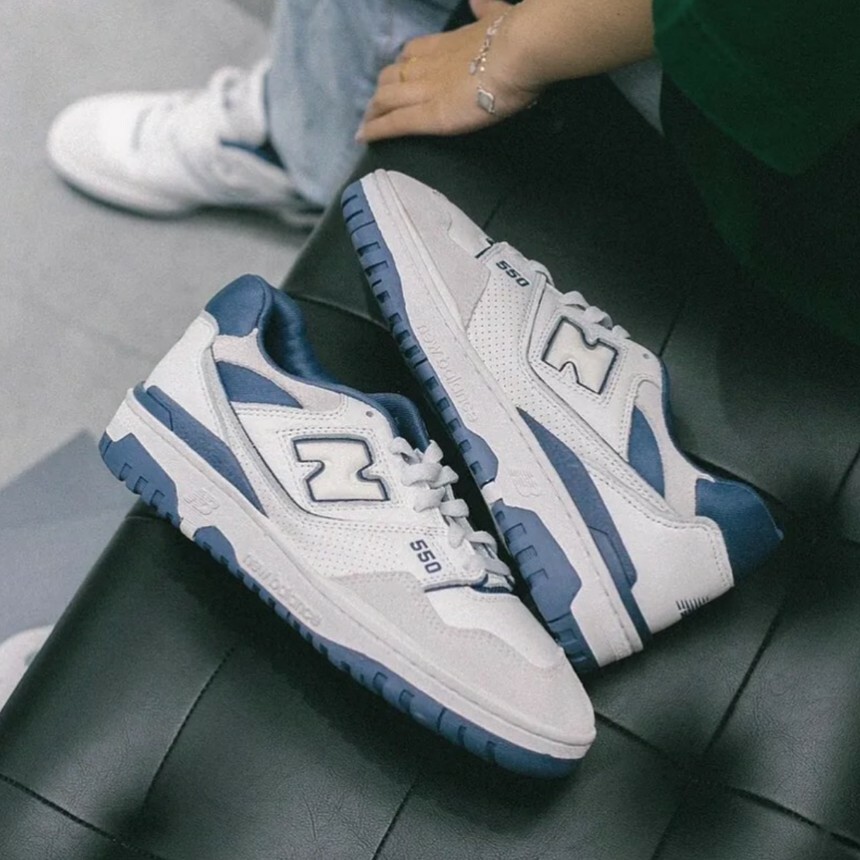 New Balance 550 白藍 海霧映月 復古 運動鞋 BB550STG