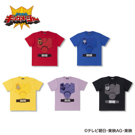 Pbandai 預訂2024/4月 王様戦隊キングオージャー　変身Tシャツ（全5種）
