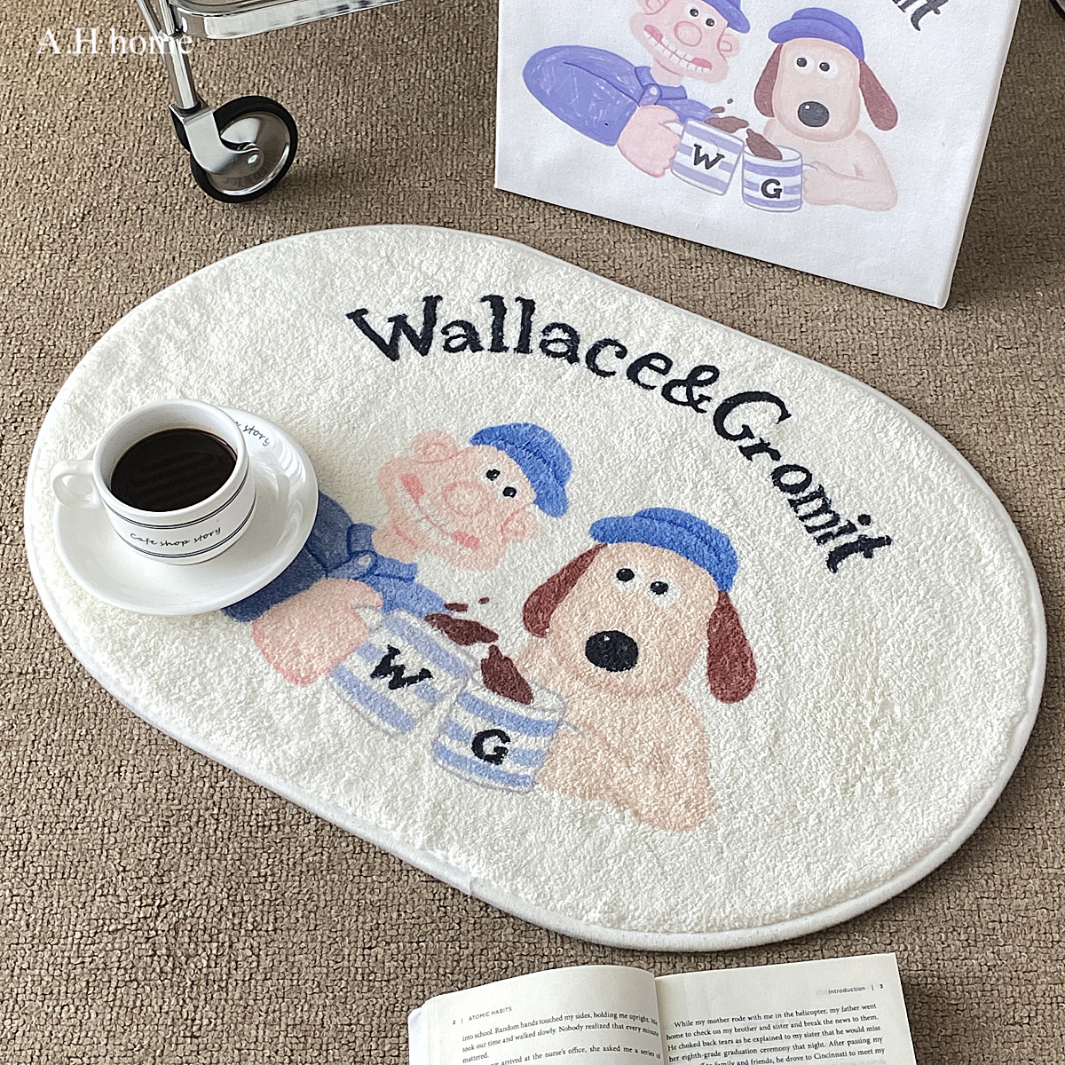 【ＡＨ574】韓國ins卡通ＷＧ防滑地墊