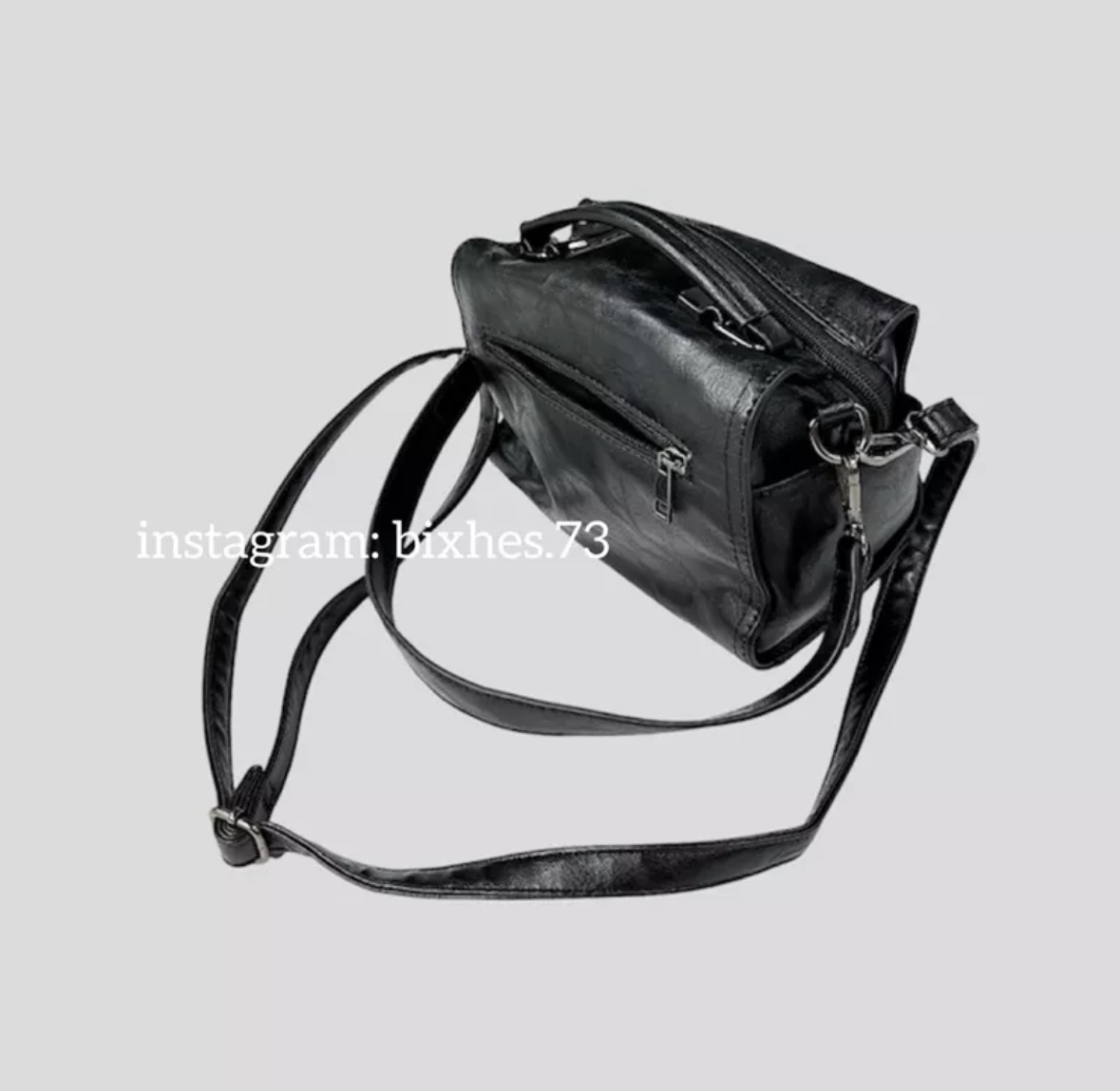 軟皮多袋小包 (M00007)