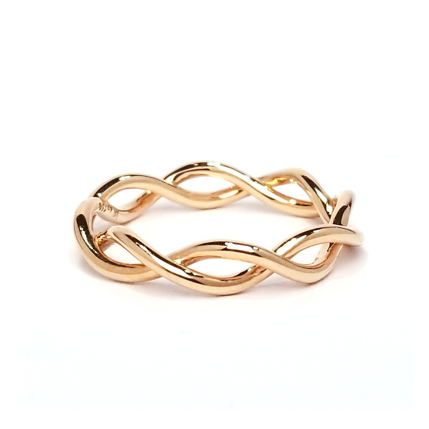 18K玫瑰金吊墜兩用戒指