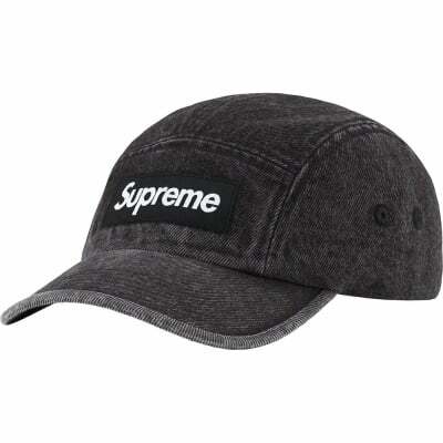 [現貨] Supreme SS23 DENIM CAMP CAP BLACK