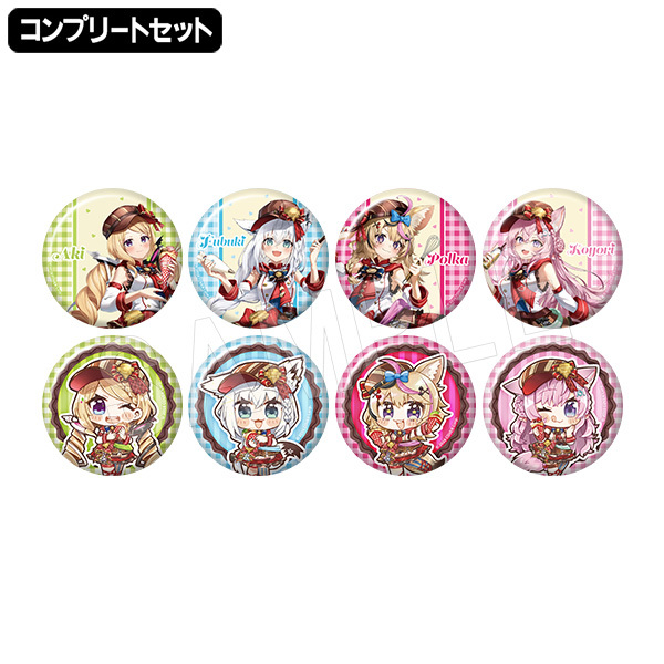 「最後1團」「官品代購」  Hololive x Marion Crepes 合作周邊 #4 襟章 白上 Aki 尾丸 博衣 🍎🌽🎪🧪