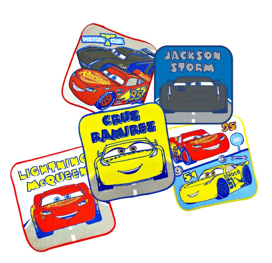 迪士尼反斗車王 - 5P兒童純棉多用途抹手巾