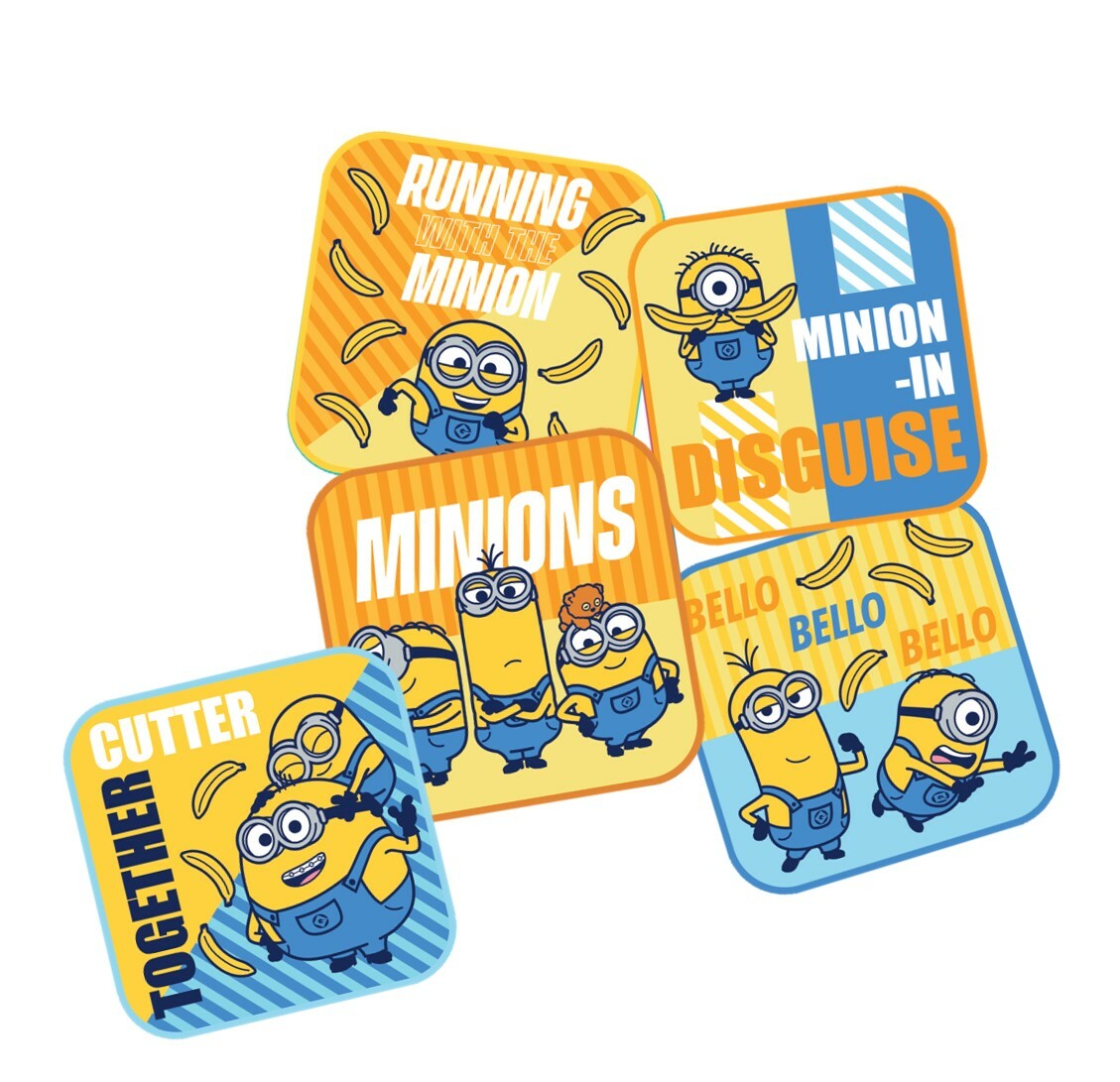 迷你兵團 - 5P兒童純棉多用途抹手巾