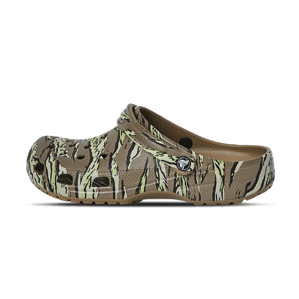 Crocs Classic Printed Camo 男鞋 女鞋 棕迷彩色 印花 洞洞鞋 涼拖鞋 206454-260