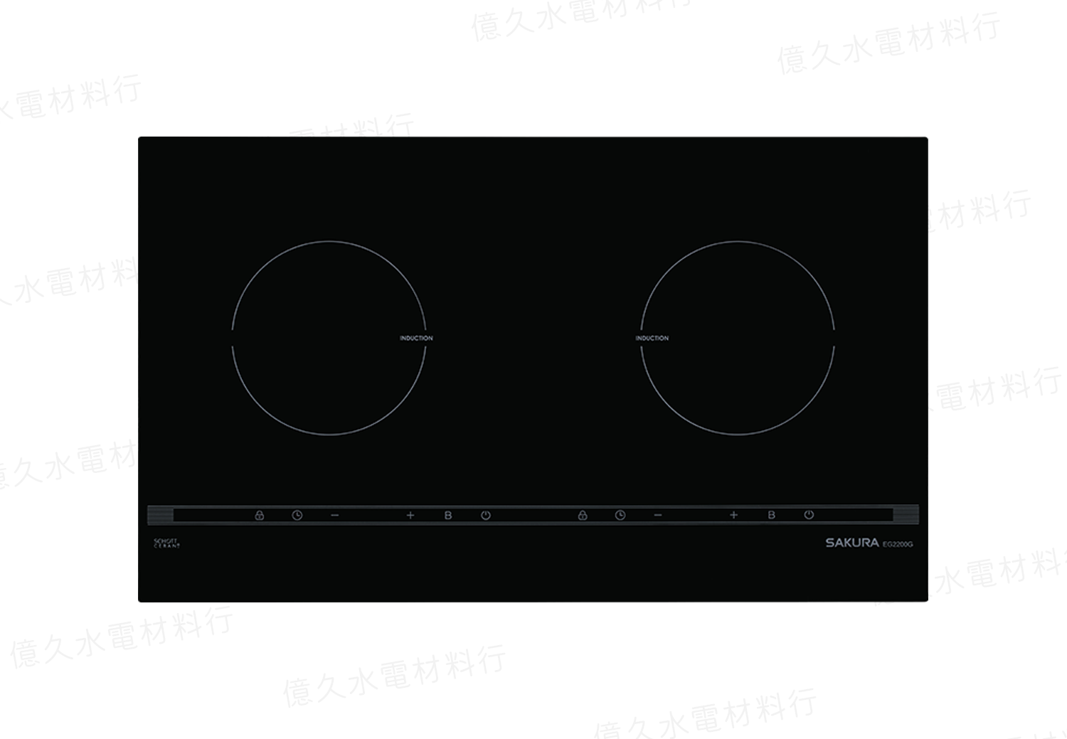 櫻花 感應爐推薦型號 EG2200G 雙口IH感應爐