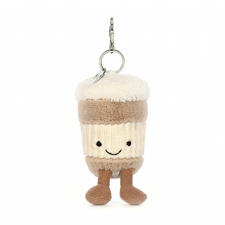 JELLYCAT Amuseables Coffee-To-Go Bag Charm