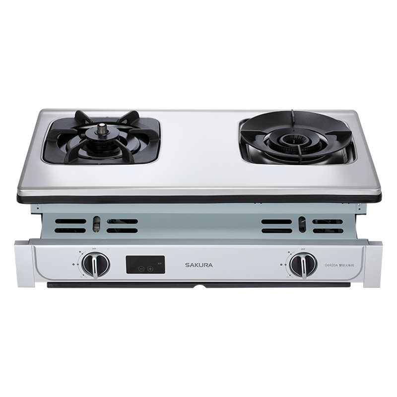 櫻花 瓦斯爐推薦型號 G6920A 智動關雙炫火安全爐