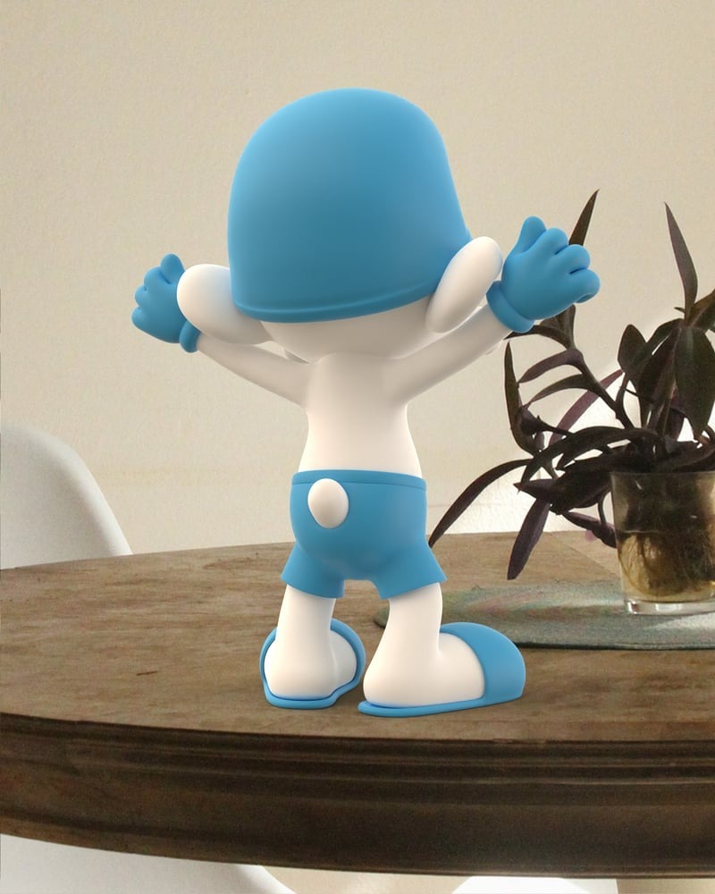 藝術家系列 晨勃骷髏小精靈 designed by Juce Gace (高約20cm)