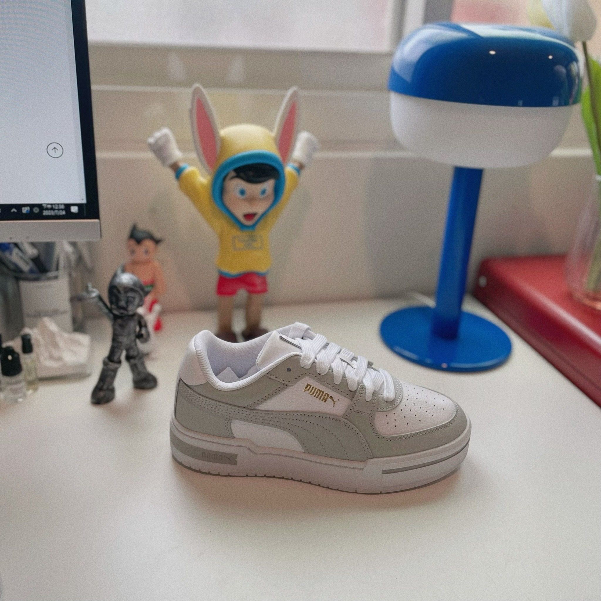 PUMA CA Pro Classic 灰白 白色 Dior 經典色 厚底 增高 休閒鞋 38019007