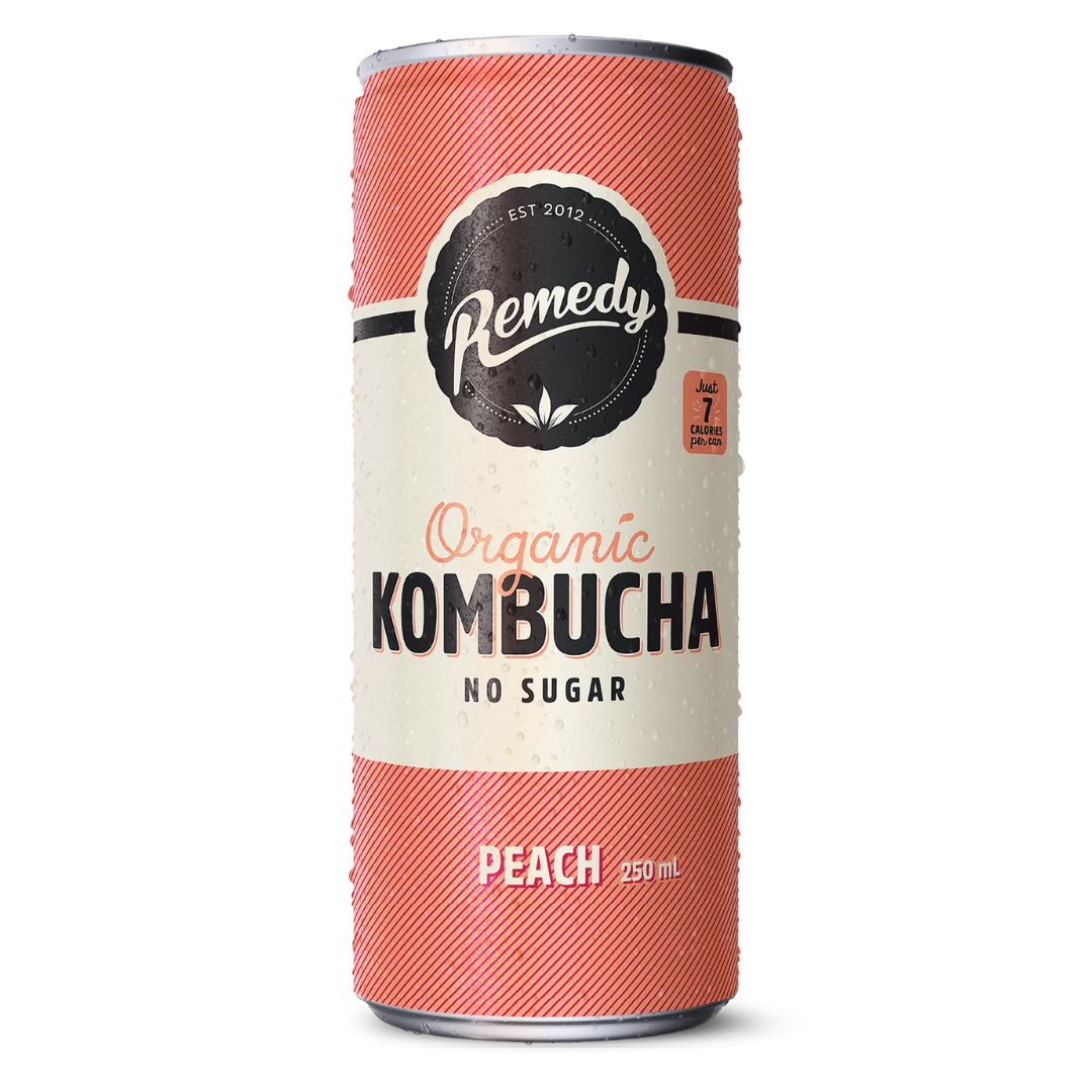 Remedy Kombucha - 澳洲有機紅茶菌桃味250ml