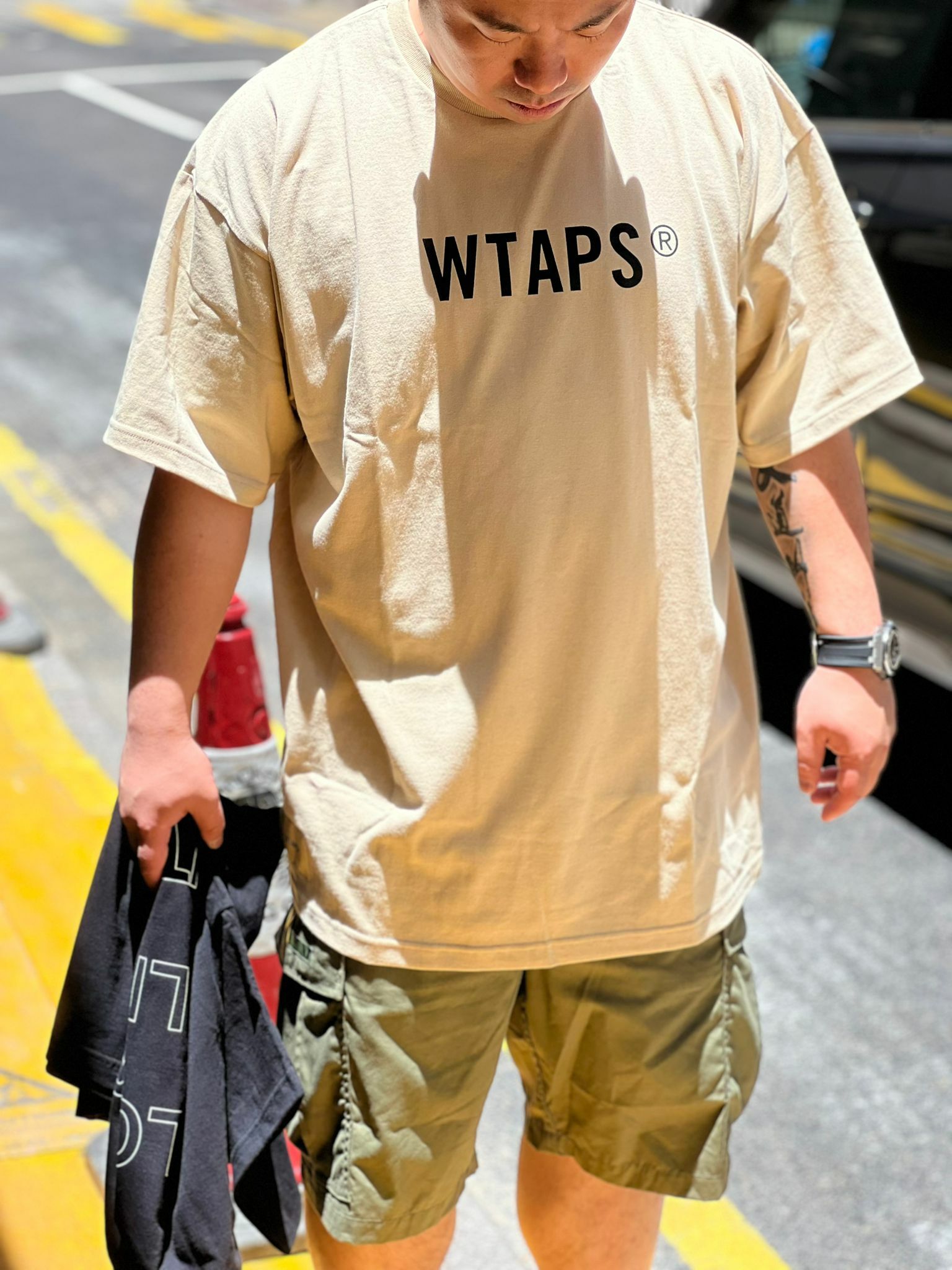 WTAPS 231ATDT-STM10S SIGN / SS / COTTON