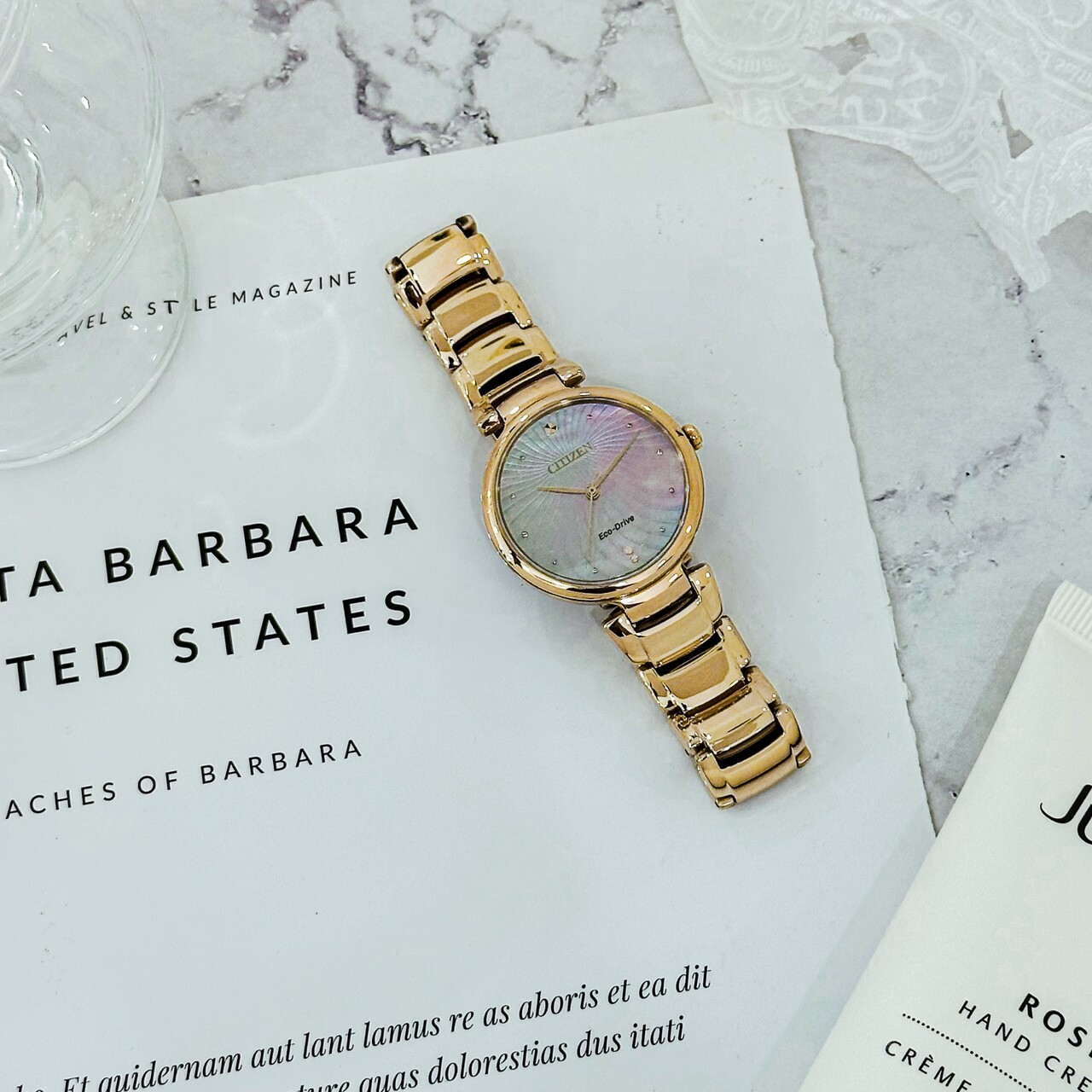 【CITIZEN】 L系列 海浪流線造形腕錶 EM0853-81Y 31mm 現代鐘錶