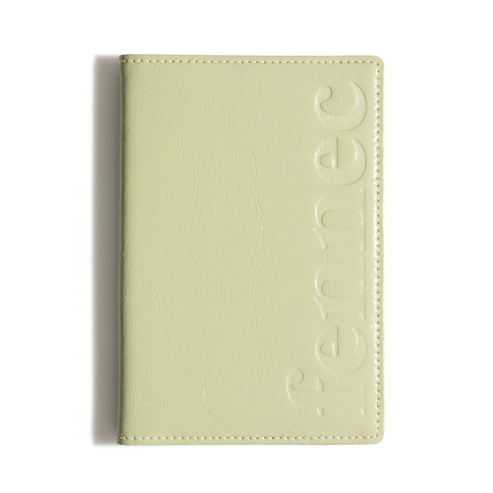 fennec - CRINKLE PASSPORT CASE - SAGE MINT