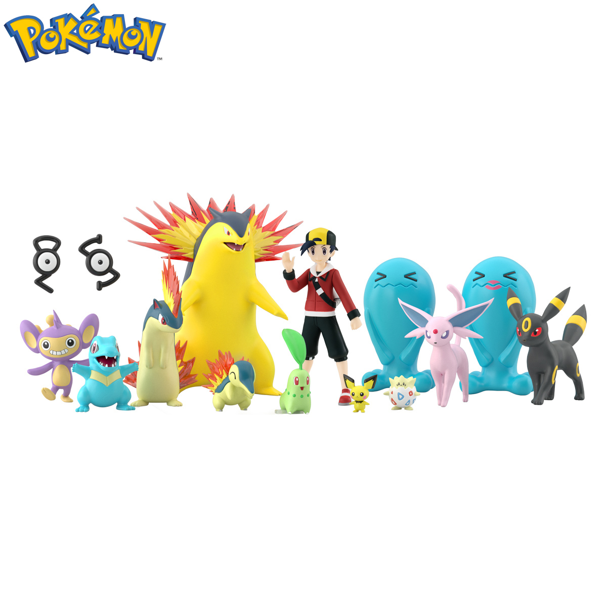 精靈寶可夢SW城都地區套裝 POKÉMON SCALE WORLD JOHTO REGION SET W/O GUM