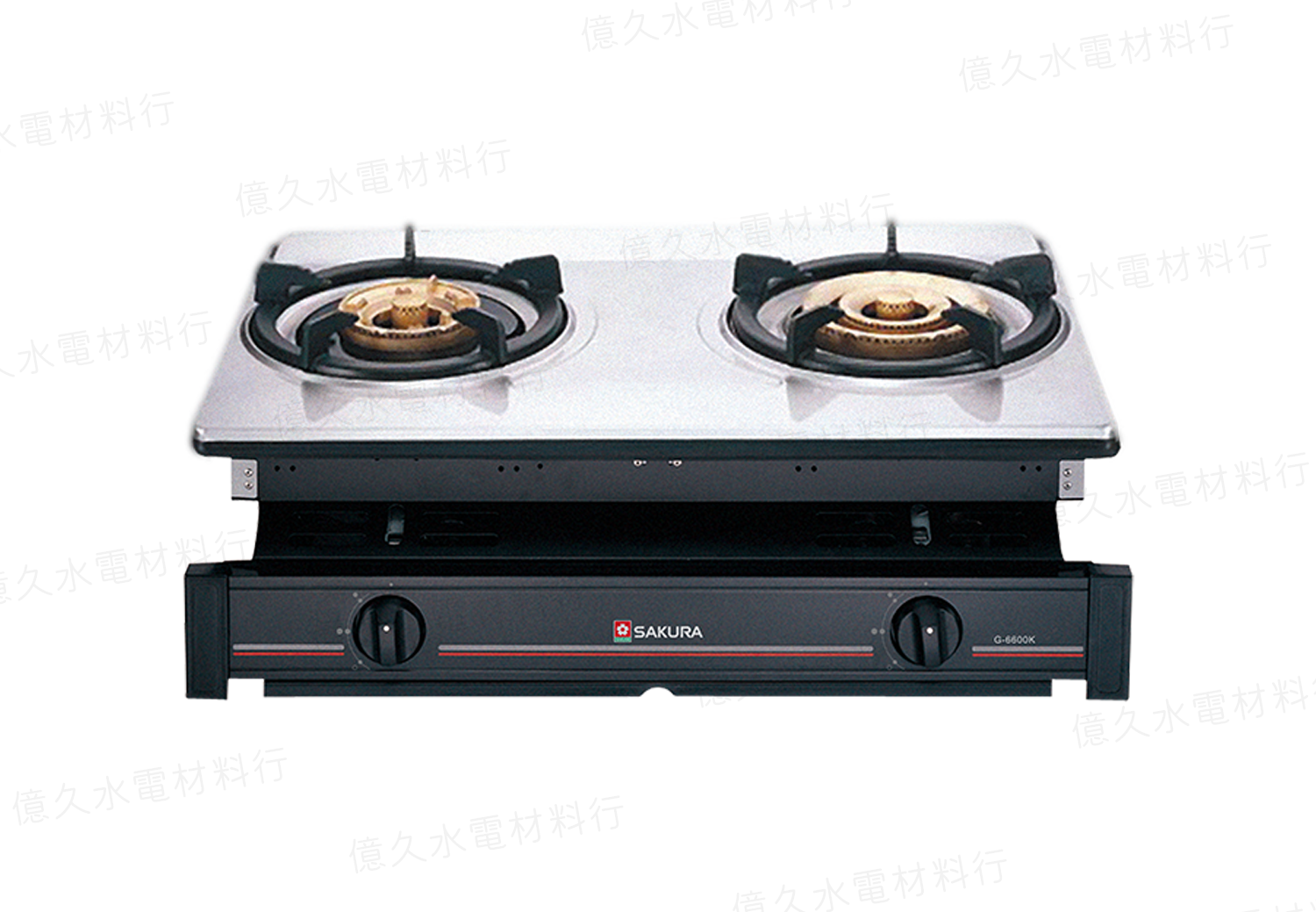櫻花 瓦斯爐推薦型號 G-6600K 炒翻天安全爐(三環爐)