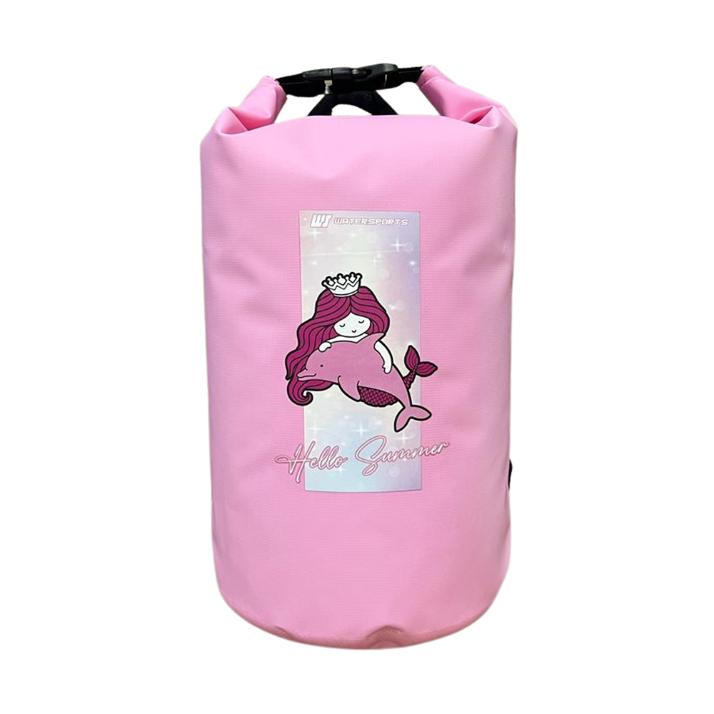 角色造型 PVC 雙肩帶防水包 10升 - 淺粉紅