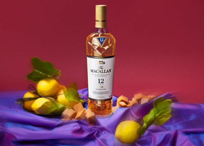 Macallan Double Cask, single malt whiskey, sherry cask, bourbon cask, whiskey blend, oak, cask aging, Scottish whiskey