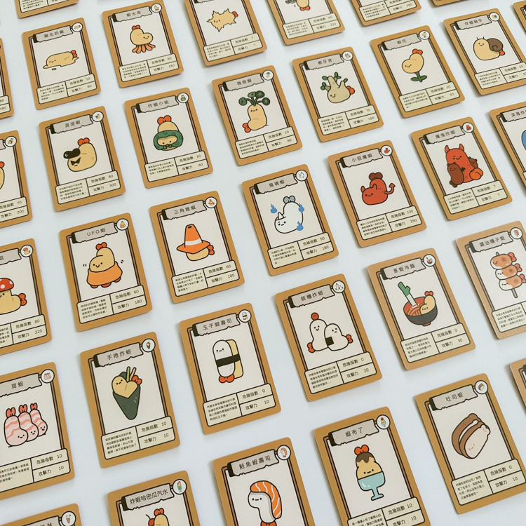 Crazy eyes 瘋狂眼珠｜卡包｜炸蝦物種卡包