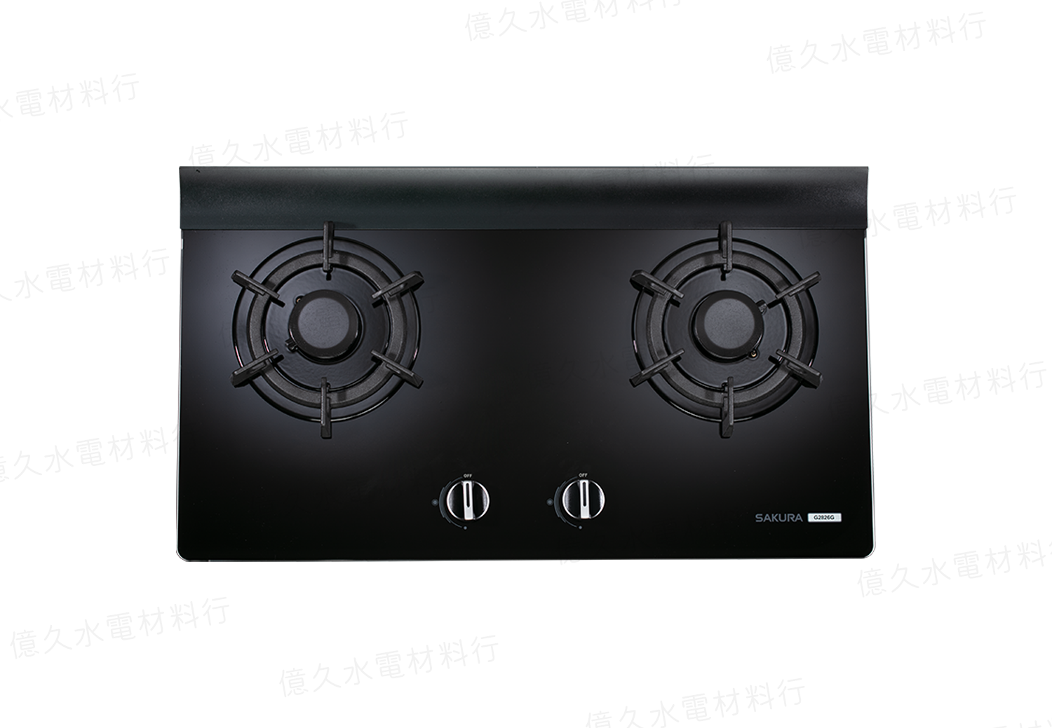 櫻花 檯面爐推薦型號 G2826G 聚熱焱雙炫火二口玻璃檯面爐