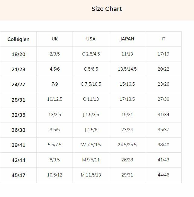 COLLEGIEN 反褶針織長襪Steph -Doux Agneaux米白