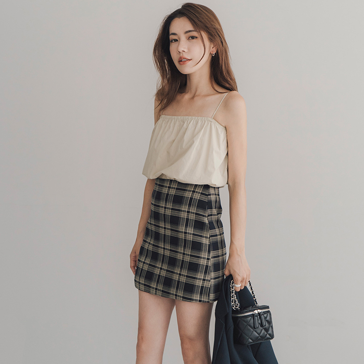 法式細肩帶上衣