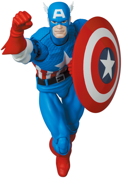アメコミ MAFEX CAPTAIN AMERICA COMIC Ver. u Mafex Marvel CAPTAIN AMERICA Classic Comic Version Steve Rogers No